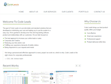 Tablet Screenshot of codeleads.com